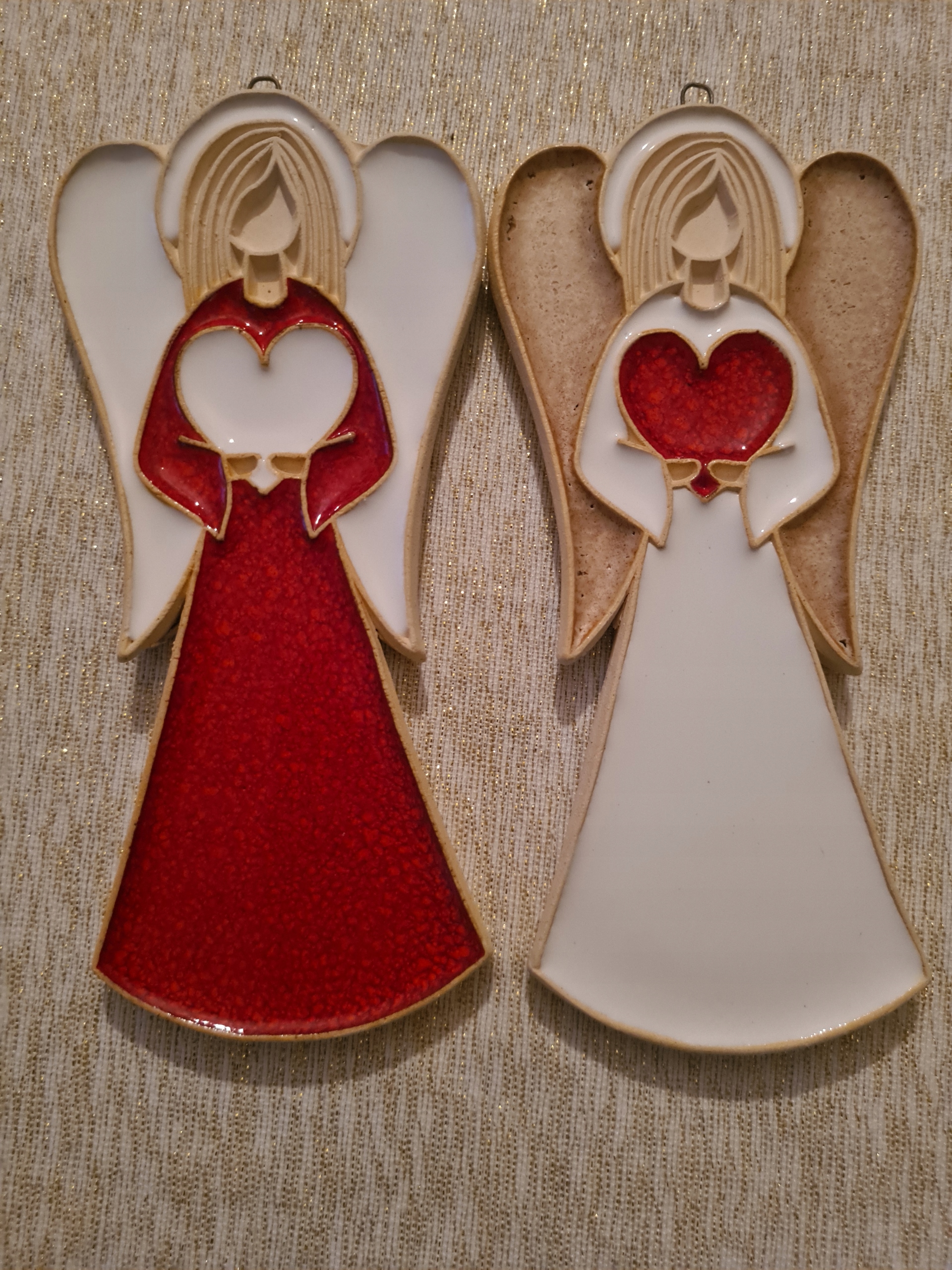 ANIOŁ RĘCZNIE ANIOŁEK CERAMICZNY PORCELANA VIP Marka inna