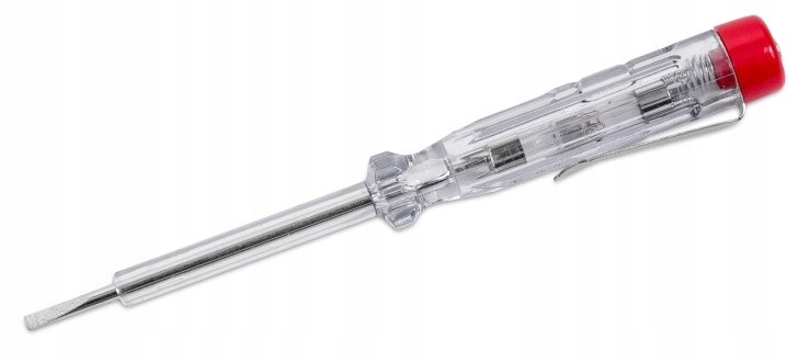 WKRĘTAK ELEKTRYCZNY PRÓBNIK NAPIĘCIA PROBÓWKA TESTER SL 3x140 MM 250 V
