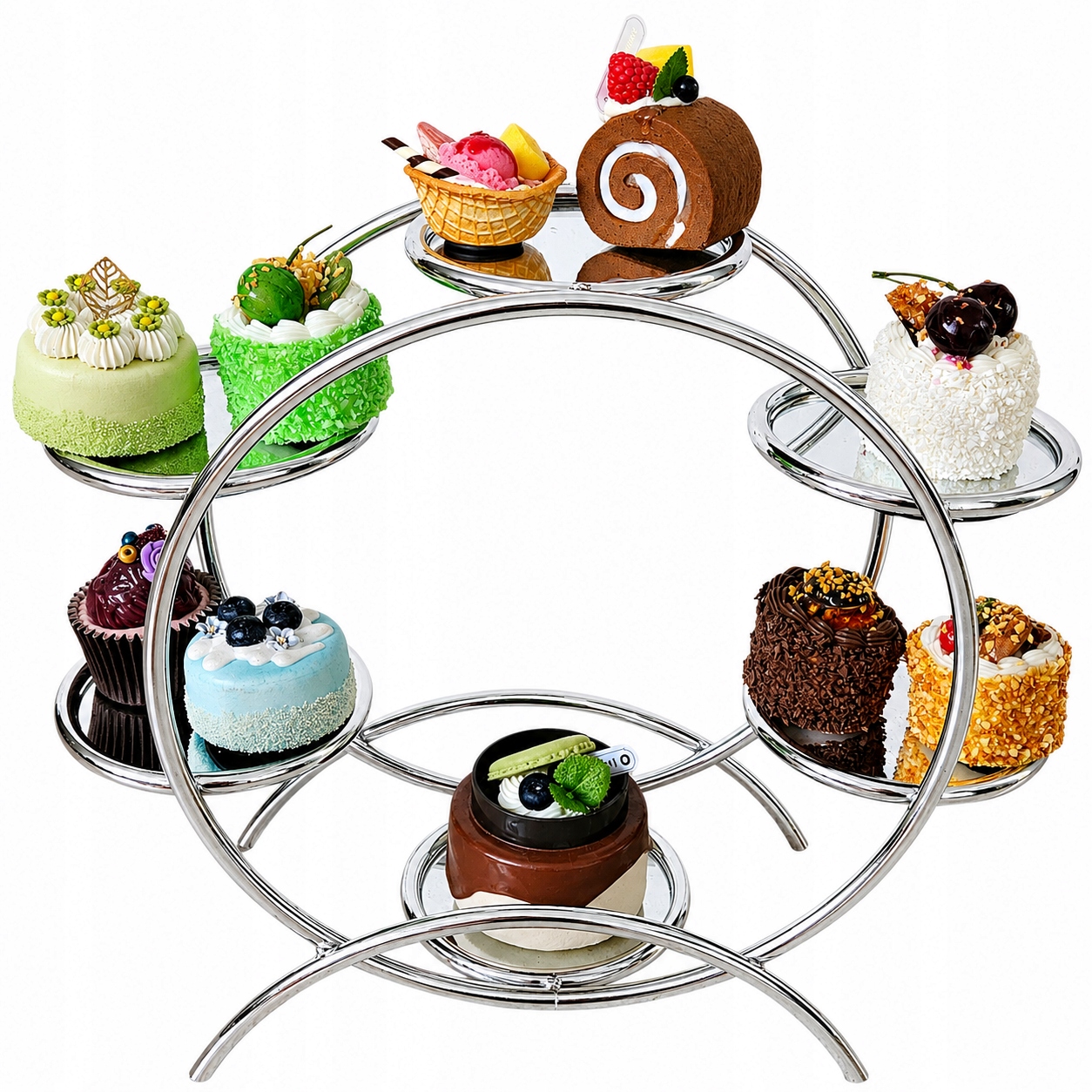 Patera Karuzela 6 úrovní Sladký stôl Candy Bar Ovocie Cesto JX1112-1