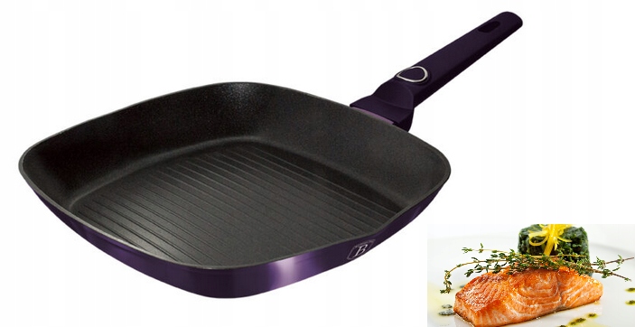 BH-6634 Grilovací pánev 28 cm Berlinger Haus Purple Eclipse Collection