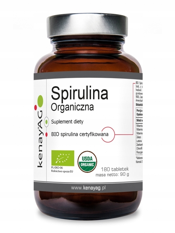

Spirulina Organiczna Najlepsza 180t 500mg