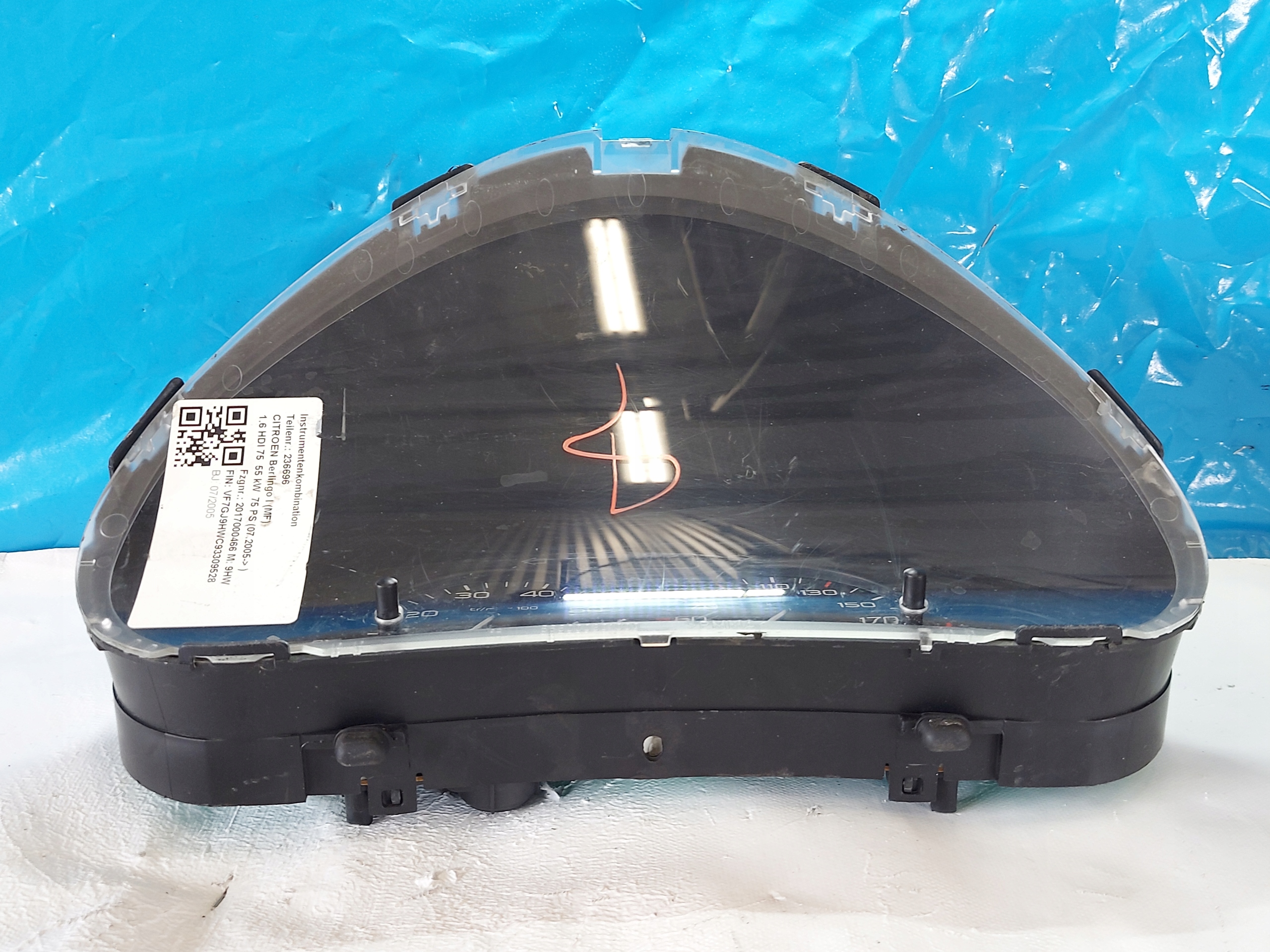 dials clock BERLINGO and 1.6 HDI 9659364180