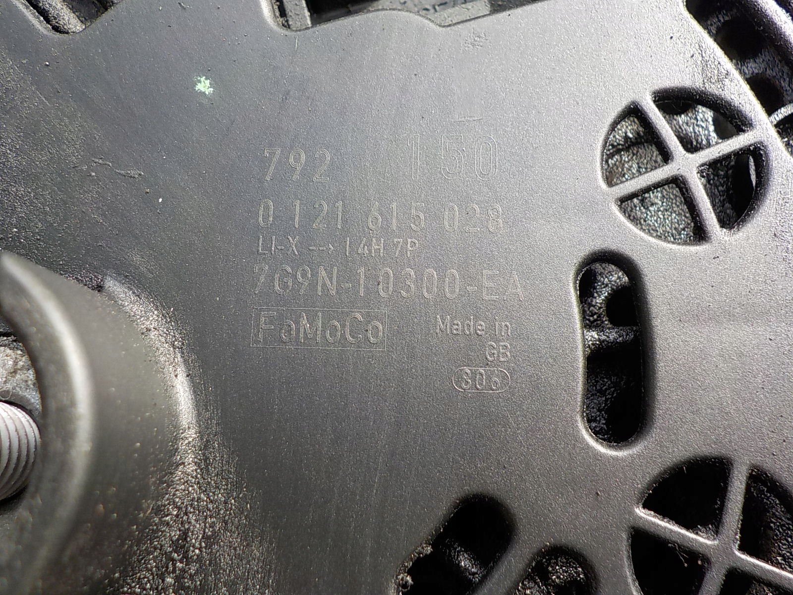 FORD MONDEO IV 2.0 TDCI ALTERNATOR 7G9N-10300-EA