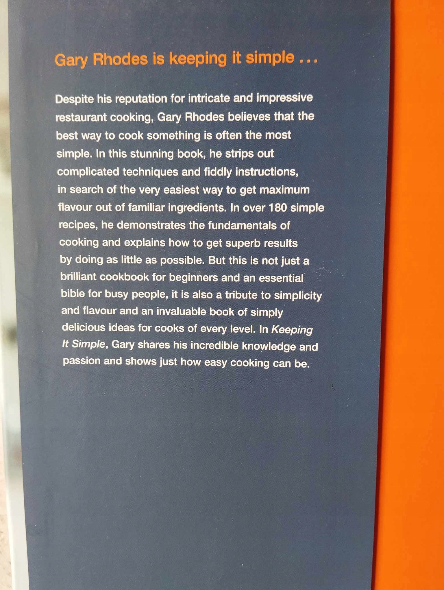 Keeping It Simple Gary Rhodes Wydawnictwo Penguin