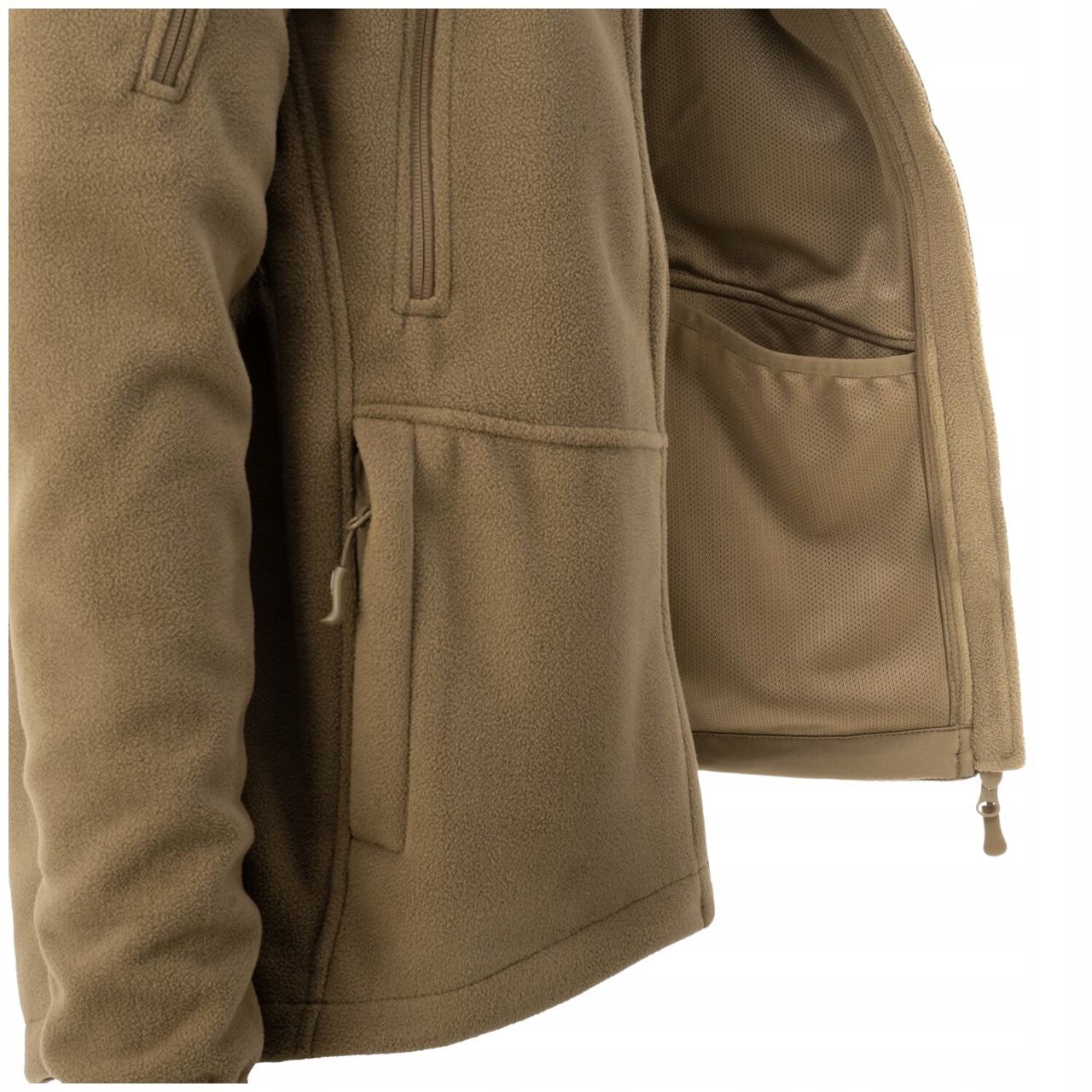 Bluza Męska Polarowa Helikon Patriot MK2 Hybrid z kapturem Grey/Black M Właściwości oddychające