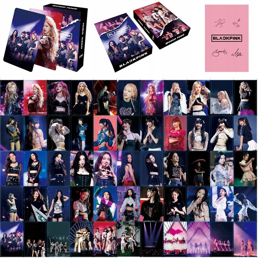 55 KART LOMO KPOP BLACKPINK ŚWIATOWA TRASA ZESTAW Marka inna