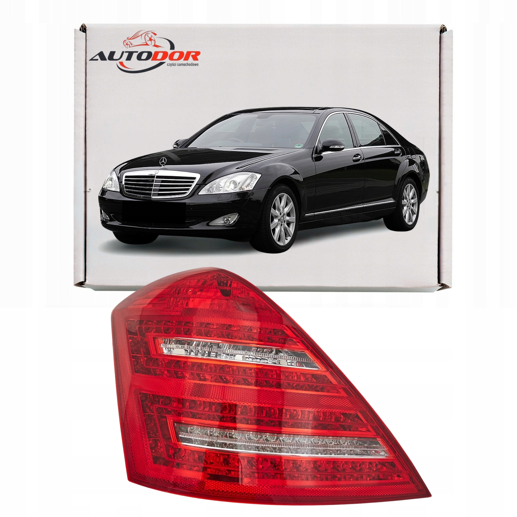 Mercedes Třída S W221 2005-2013 Světlo Zadní Lampa Levá Nová 2218201364