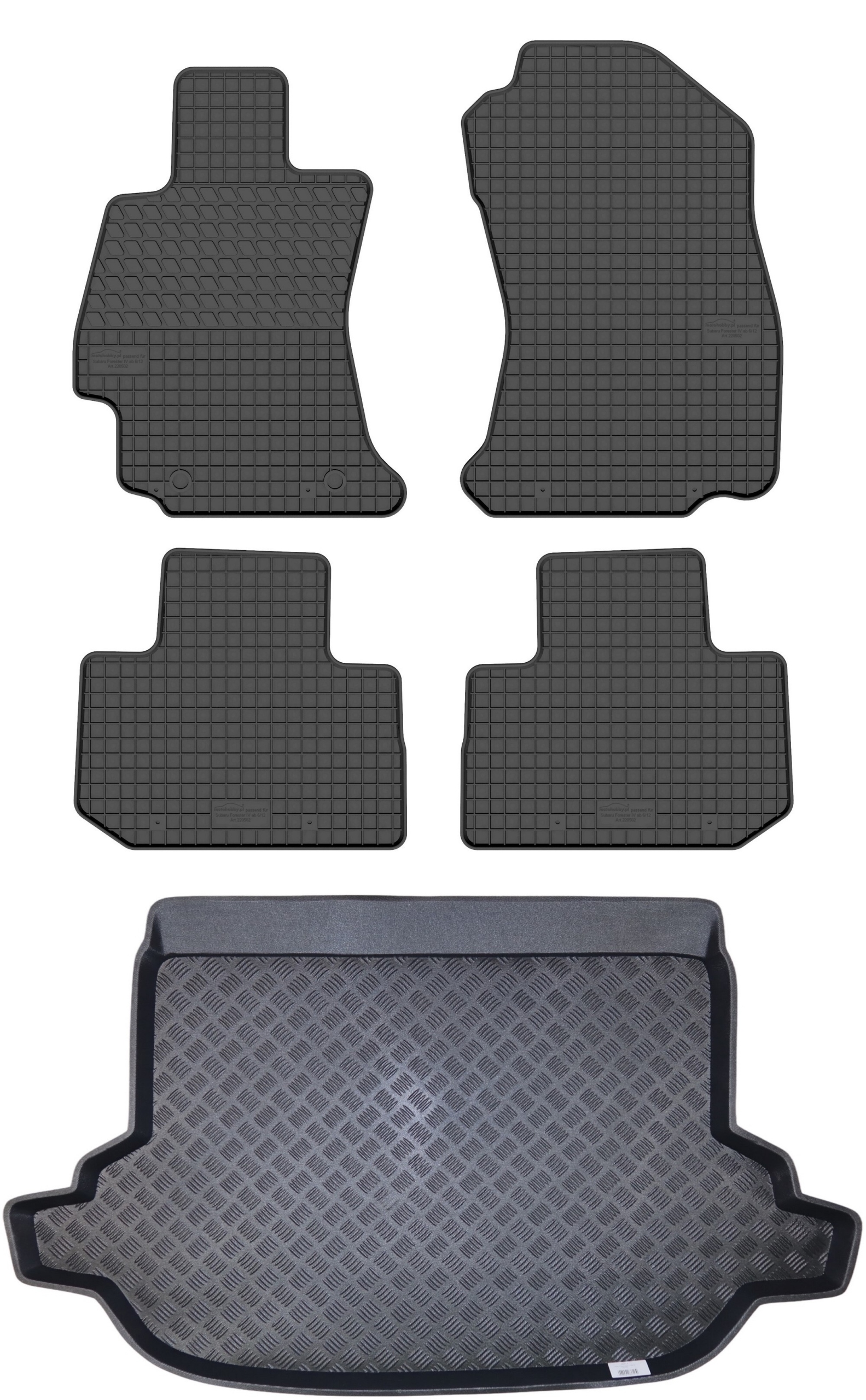 Koberce nosič pro: Subaru Forester IV 2012-2018 Suv