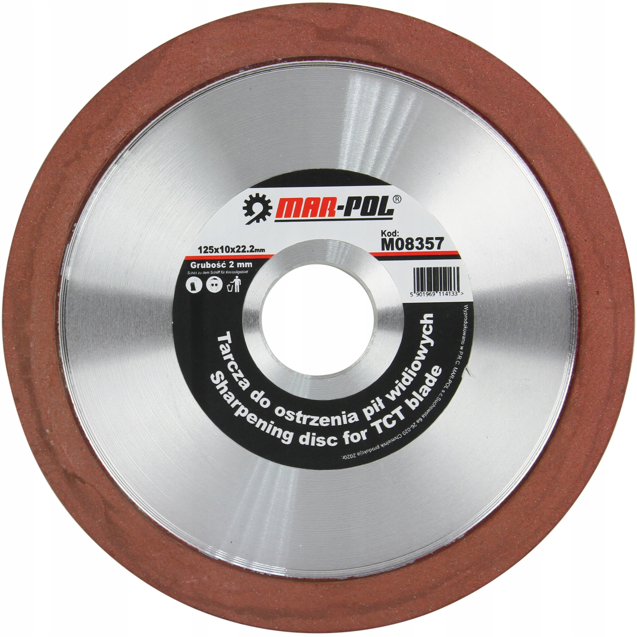 TARCZA DO OSTRZENIA PIŁ WIDIOWYCH TARCZ 125x22,2mm