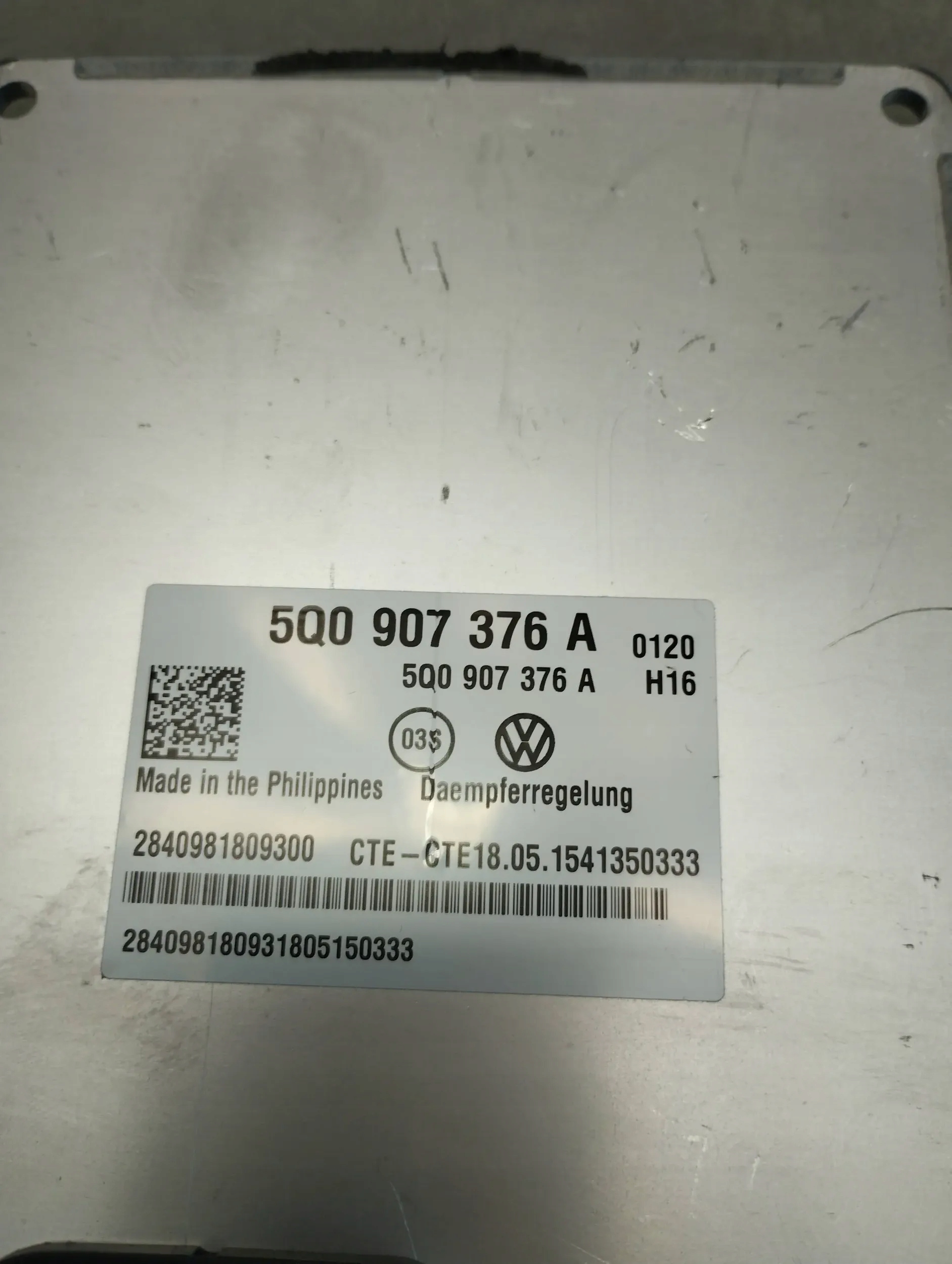 Volkswagen Golf VII 7 module springing 5Q0907376A