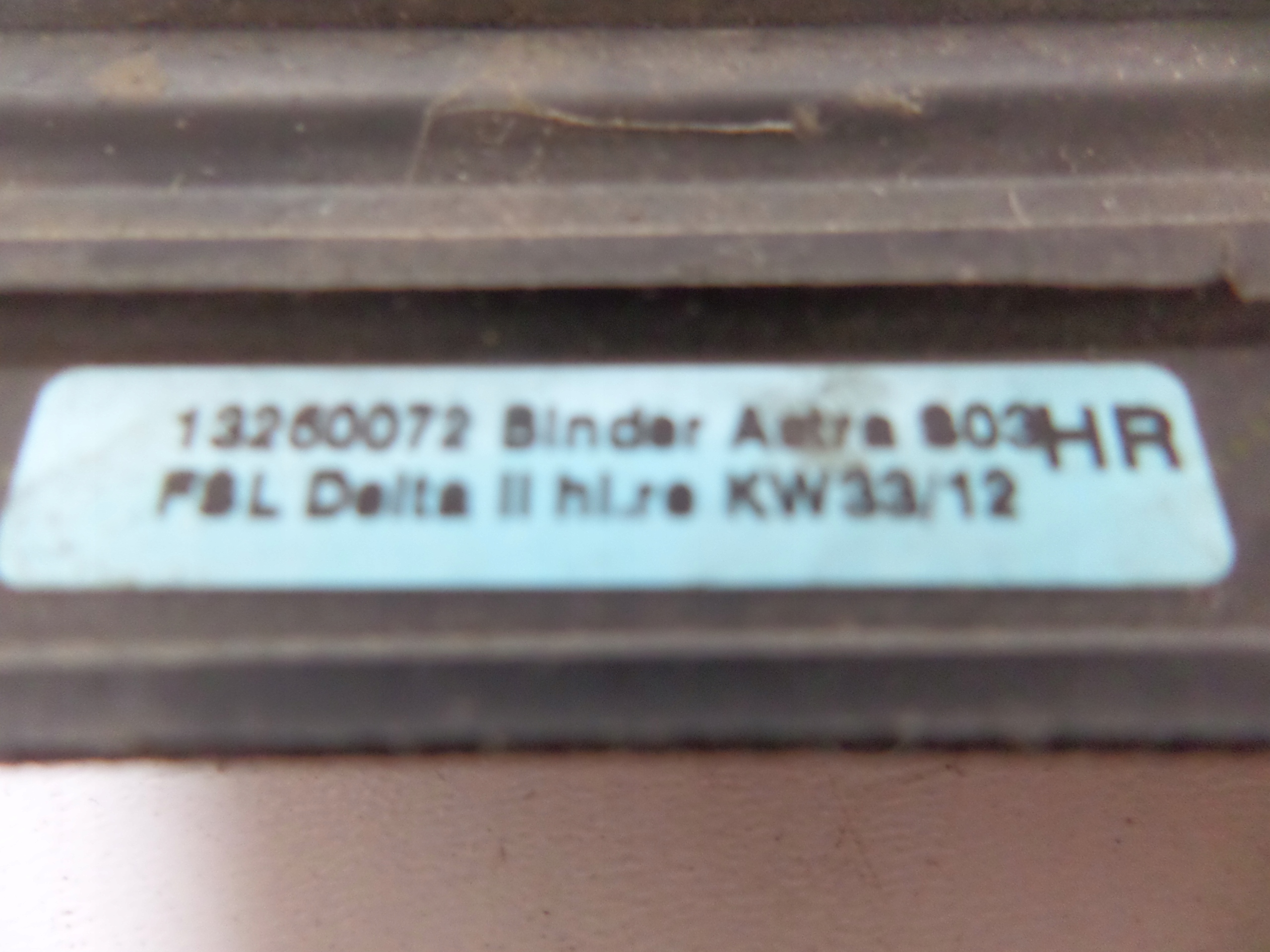 moulding dust right rear part OPEL ASTRA IV J 09