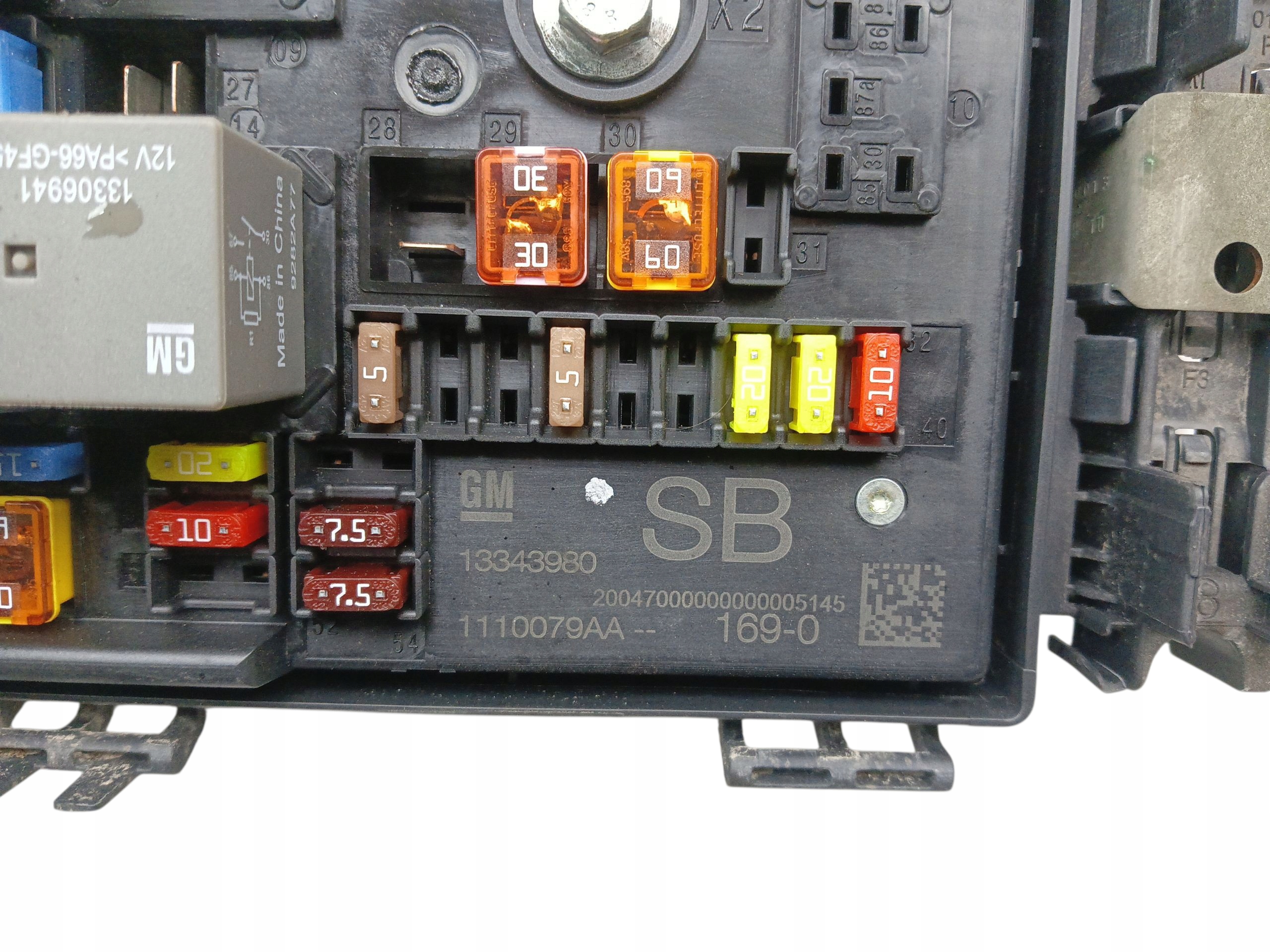 Module fusibles Module BSI OPEL ASTRA IV J (2009-2012) 13343980