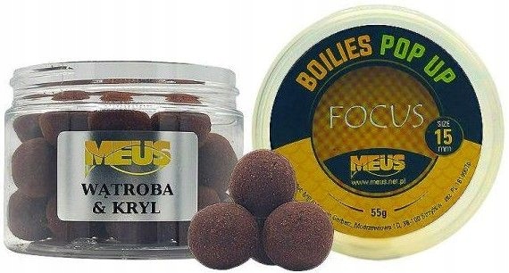 Kulki Meus Pop Up Focus 55g 15mm Wąbroba Kryl