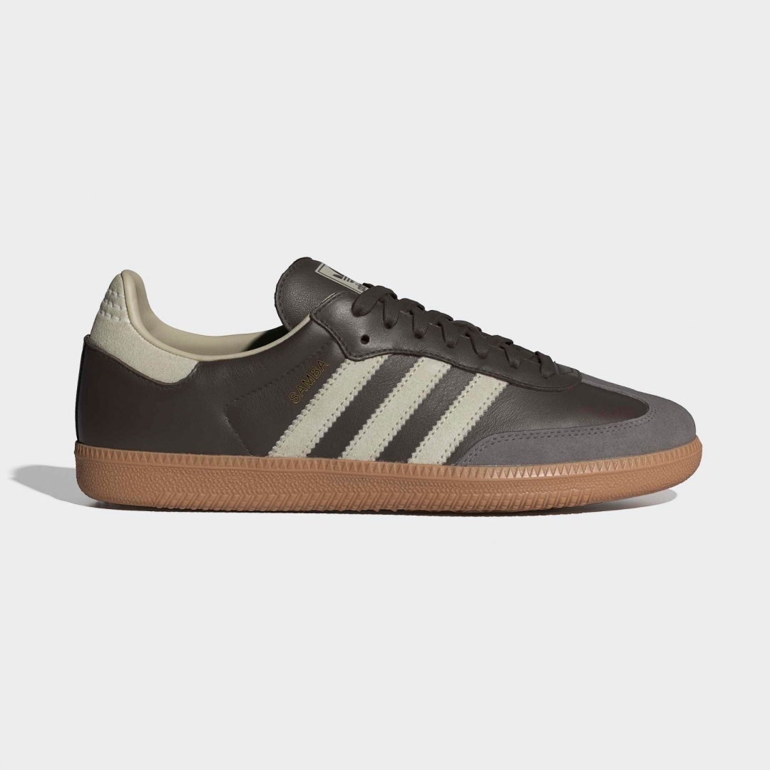 Adidas Samba Og ID1481 dámské boty hnědé kožené pohodlné Originals