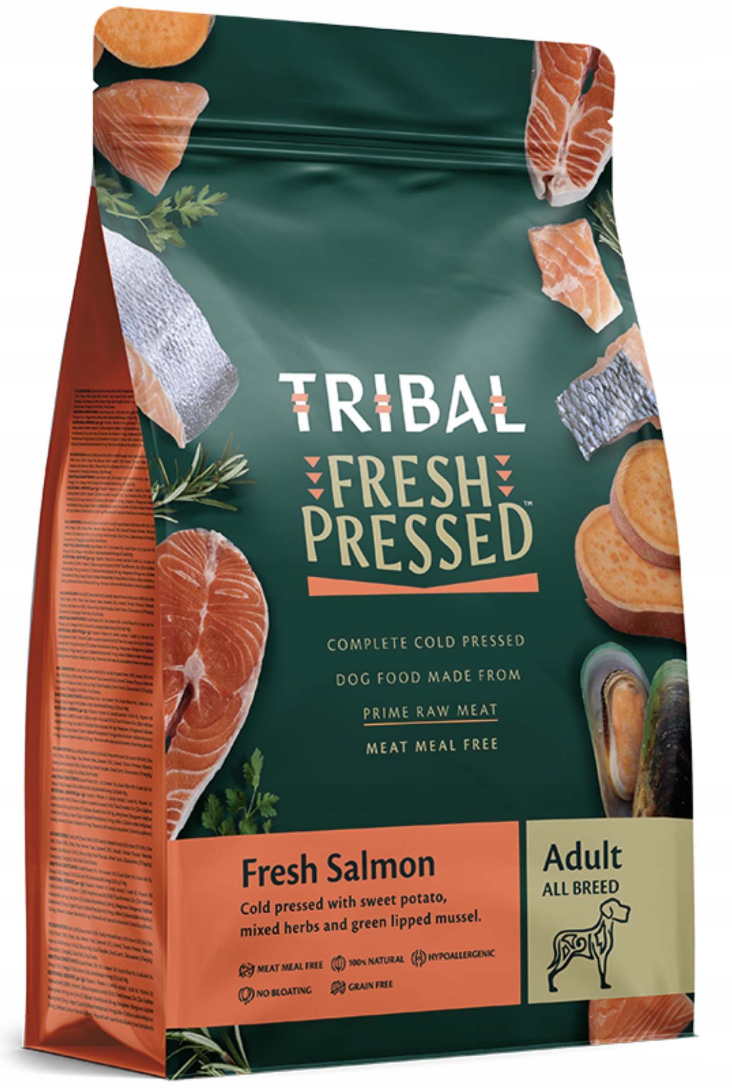 Tribal Fresh Pressed Łosoś tłoczona na zimno karma dla dorosłych psów 12 kg