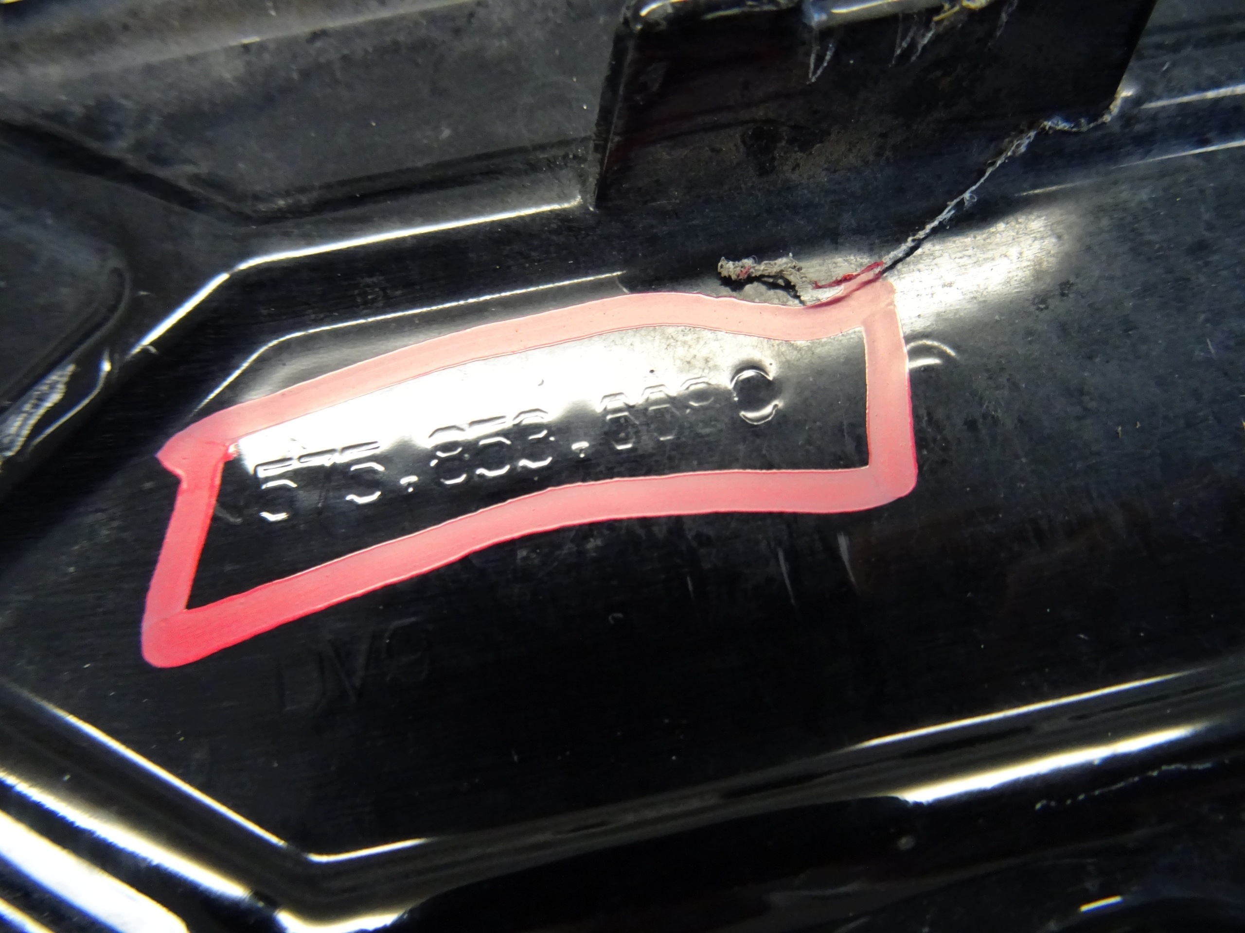 grid of a bumper front front SEAT ATECA FR 575853668C