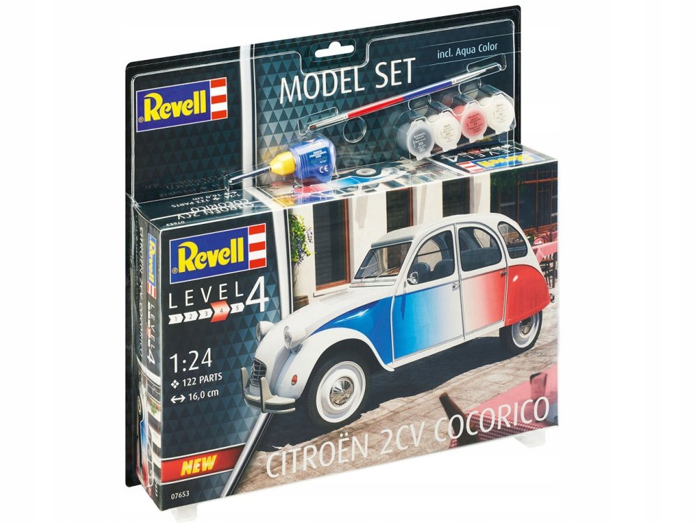 1/24 Model ke slepení Citroën 2 CV barvy