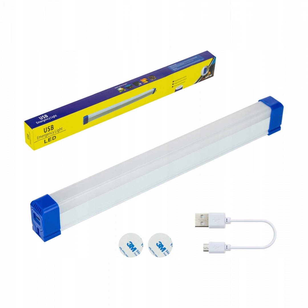 

Lampa Led warsztatowa na magnes 32 cm Usb