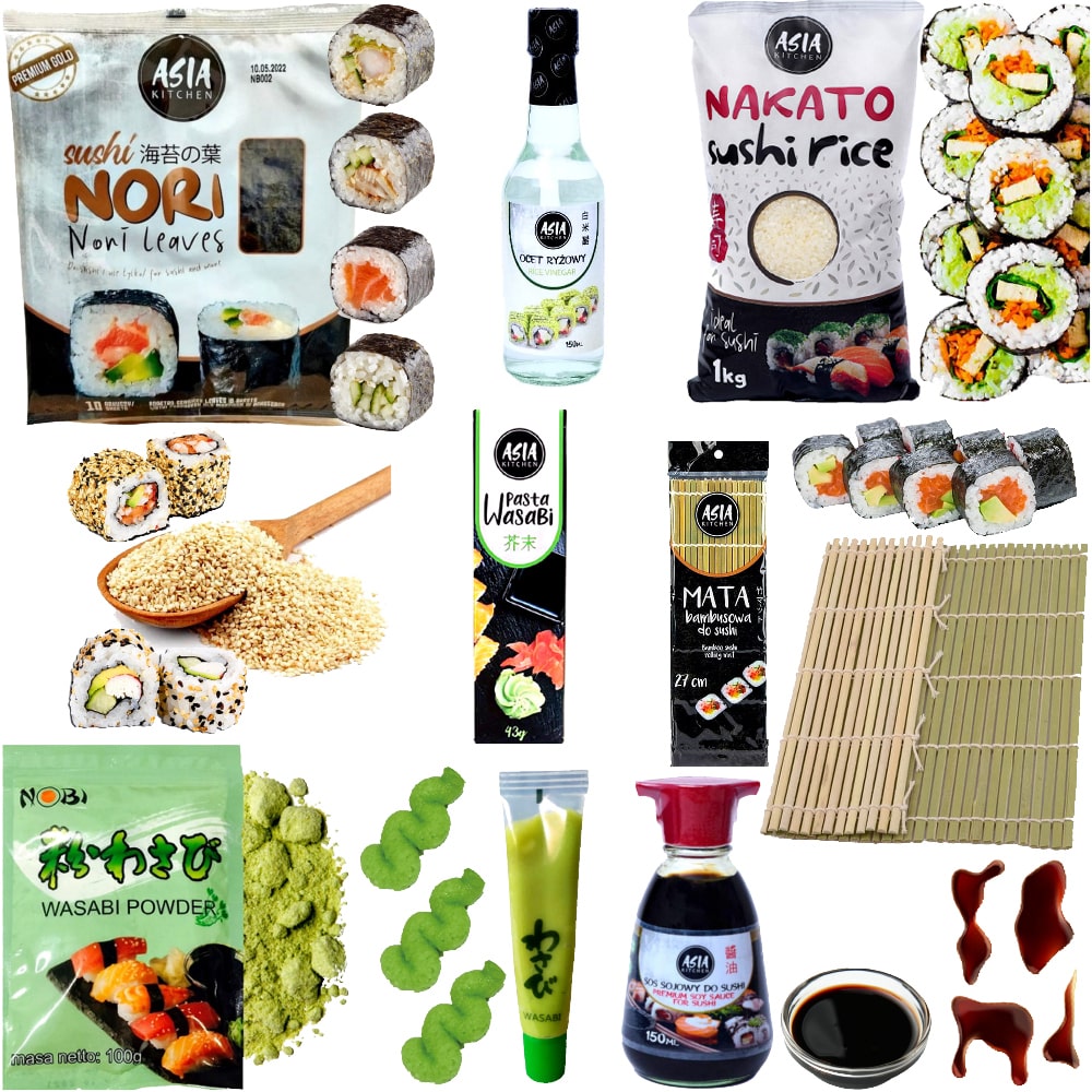 

Zestaw Do Sushi 8 Produktów Dla Początkujących