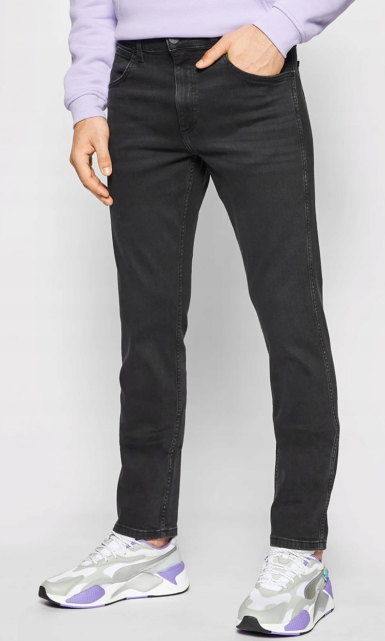 Wrangler GREENSBORO Black Crow SZARY DŻINS W50 L34 EAN (GTIN) 5401019117829