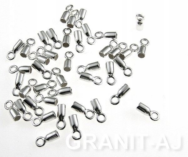 Końcówki do linek 5,0 mm Srebrne 925 KDR5,0
