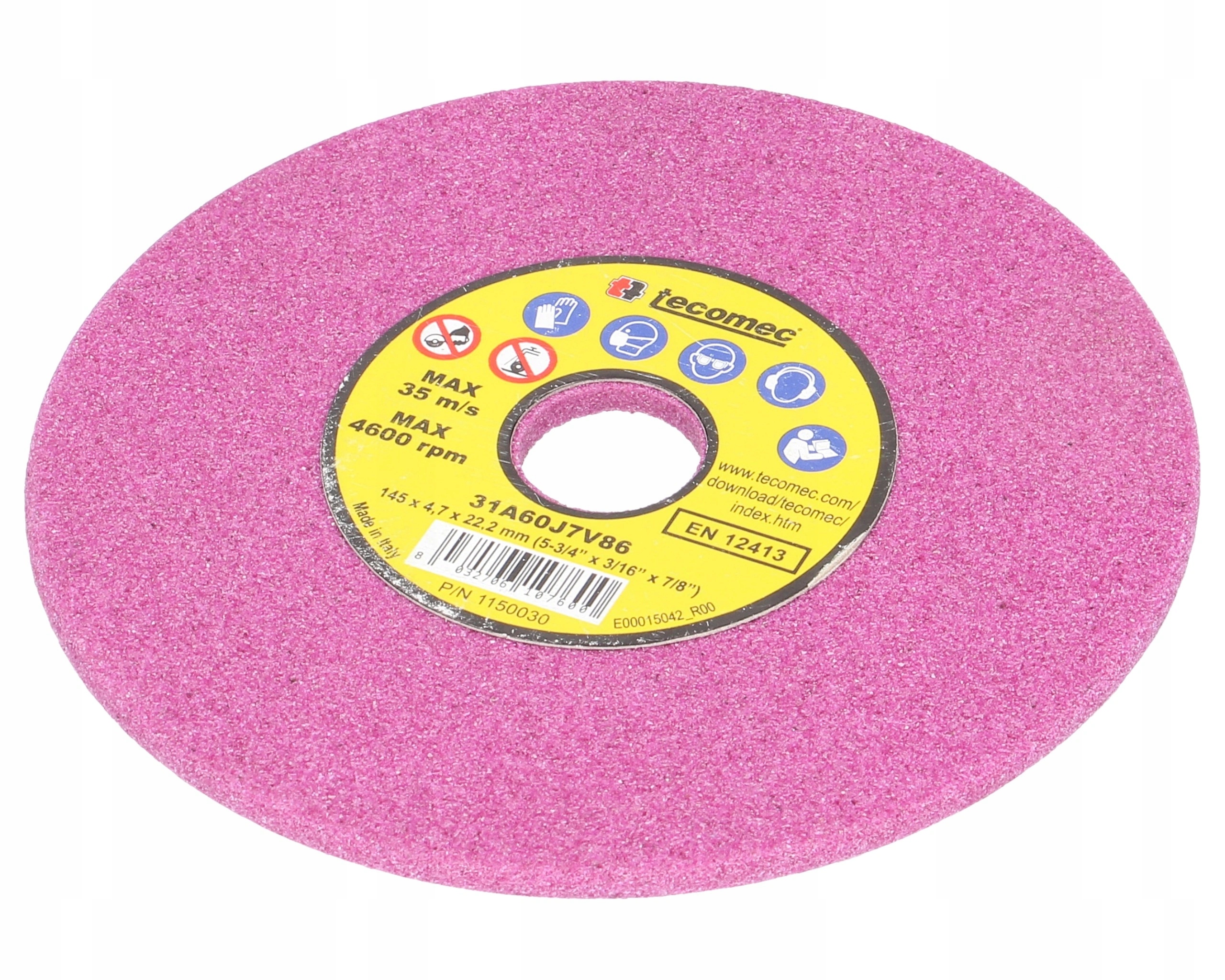 Brusný kotouč pro ostření řetězů 145x22,2x4,7 mm