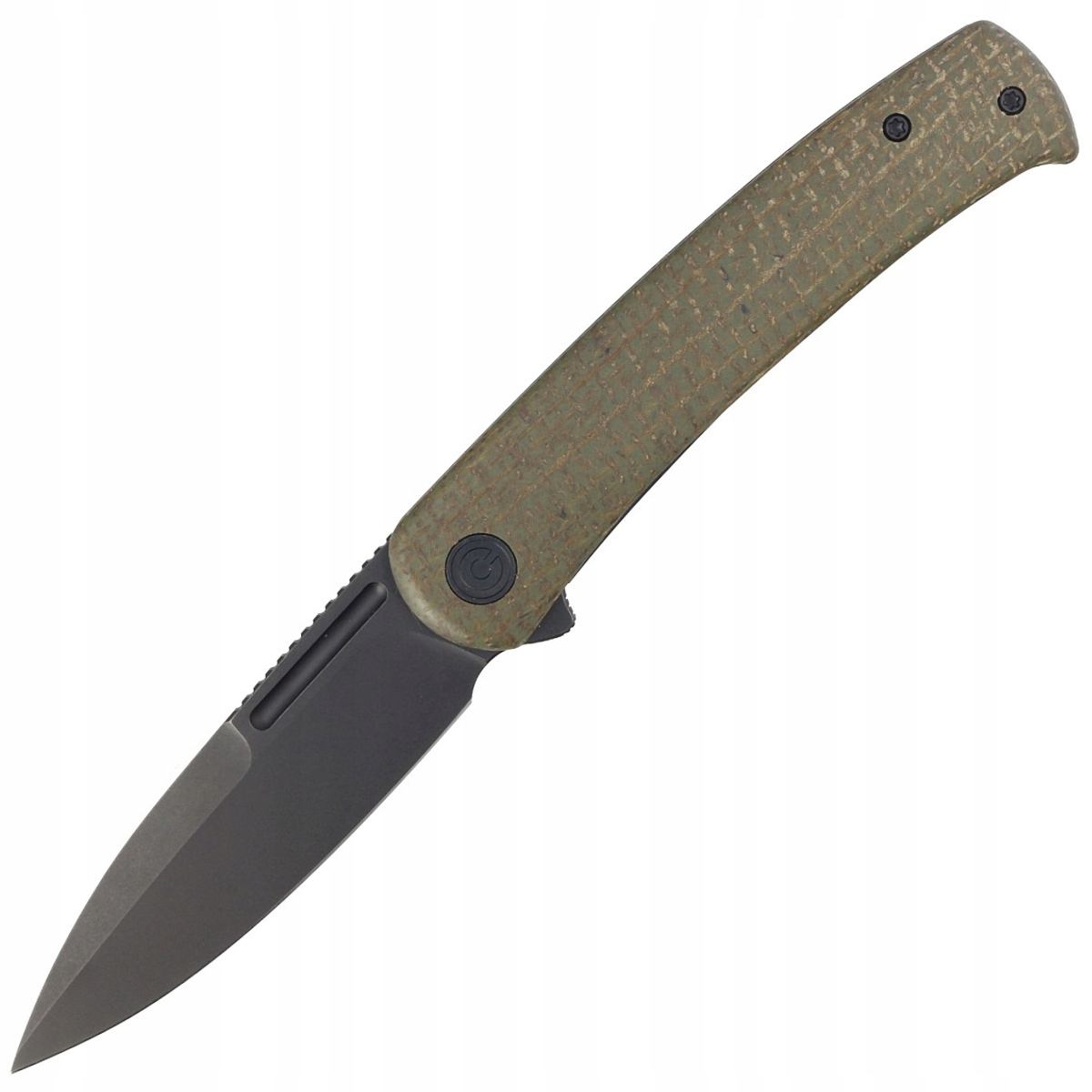 Zavírací Nůž Civivi Cetos Micarta Stonewashed Flipper 14C28N Edc s pouzdrem