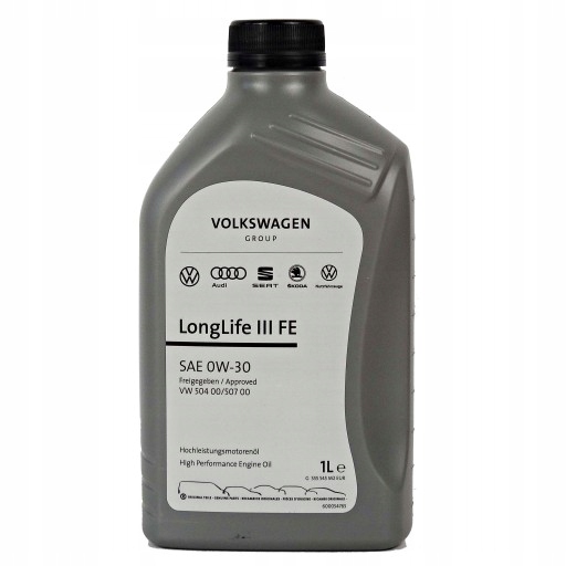 

Olej Vw 0W/30 Long Life III Fe 1L 504.00/507.00