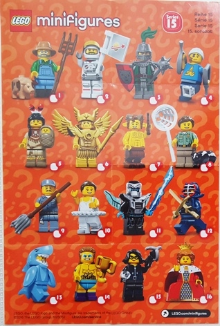

Lego 71011 Minifigures 15 Instrukcja Spis Nowa
