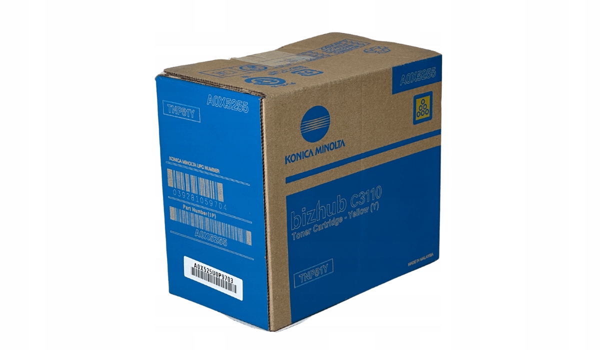 Toner Konica Minolta TNP-51 A0X5255 Y Yellow Žlutý Originál C3110