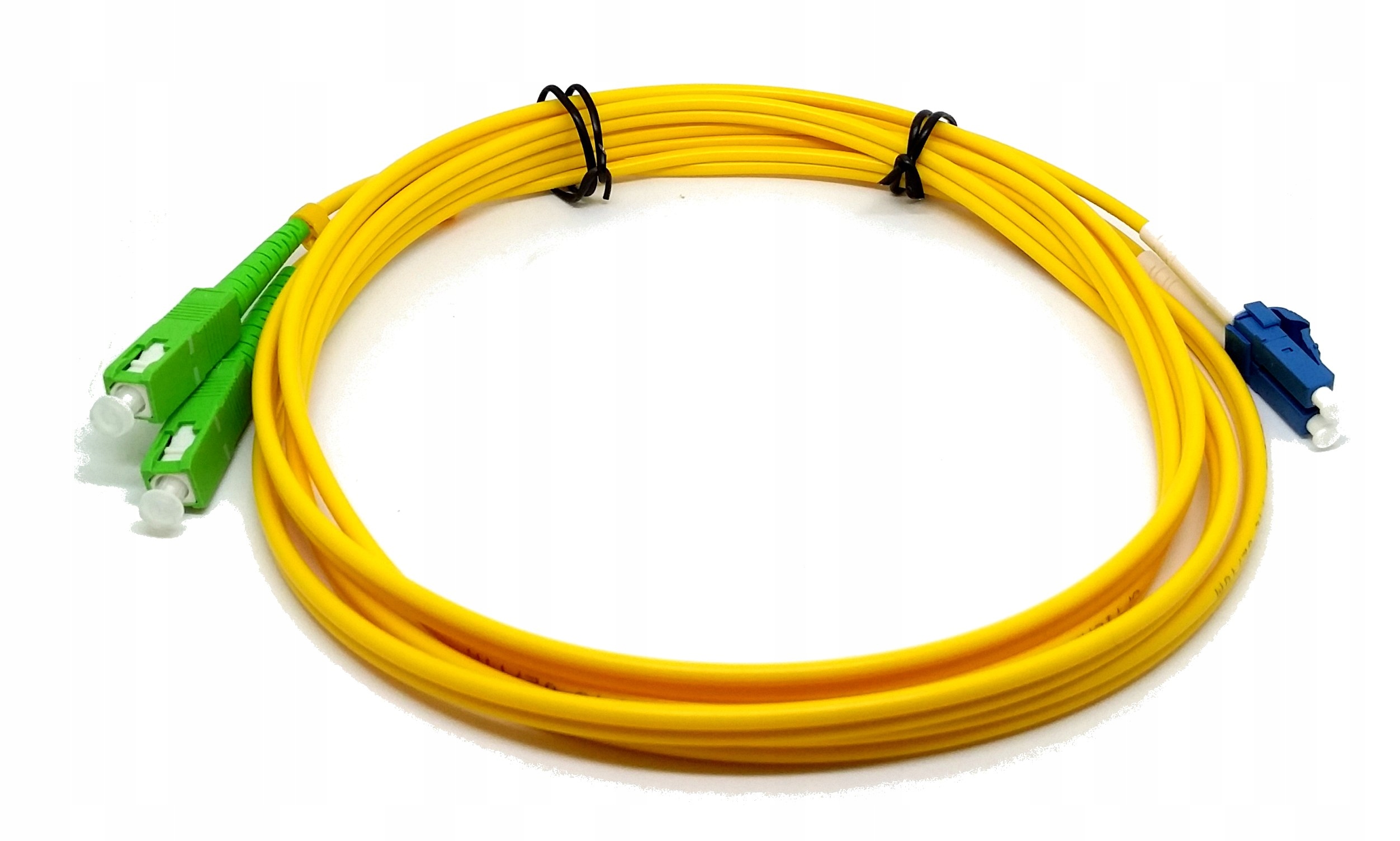 Patchcord światłowodowy światłowód podwójny LC Sc Apc jednomodowy 3m
