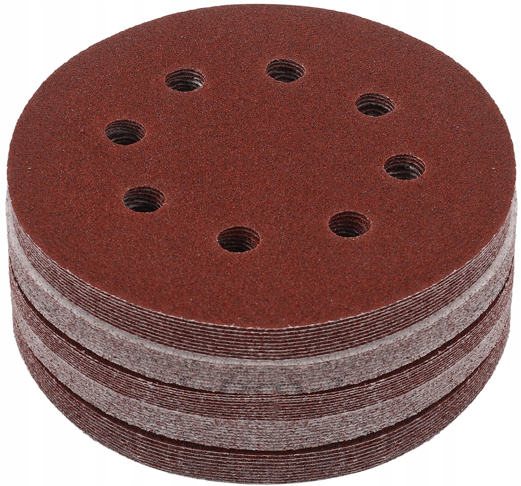 Papier ścierny 50szt. krążek 125mm P120 na rzep Kraft&dele KD11811