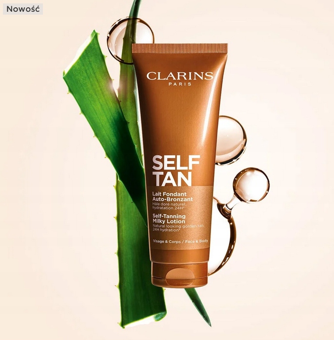 Zdjęcia - Kremy i toniki Clarins Self Tan mleczny balsam koloryzujący do twarzy i ciała 125 ml 