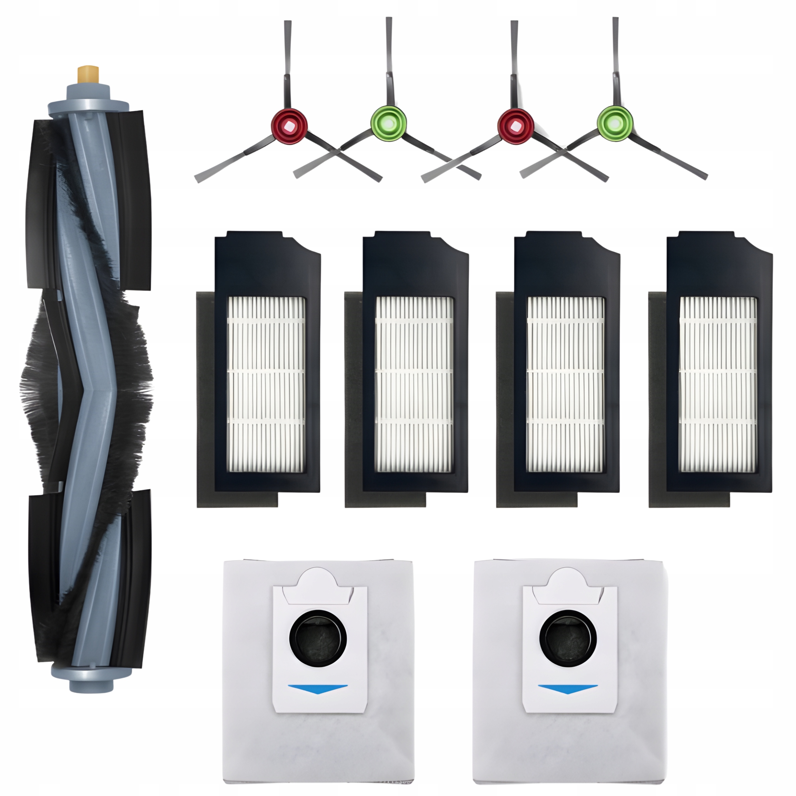 Duży Zestaw Filtry Szczotki Worki do Ecovacs Deebot X1 Omni Turbo T10