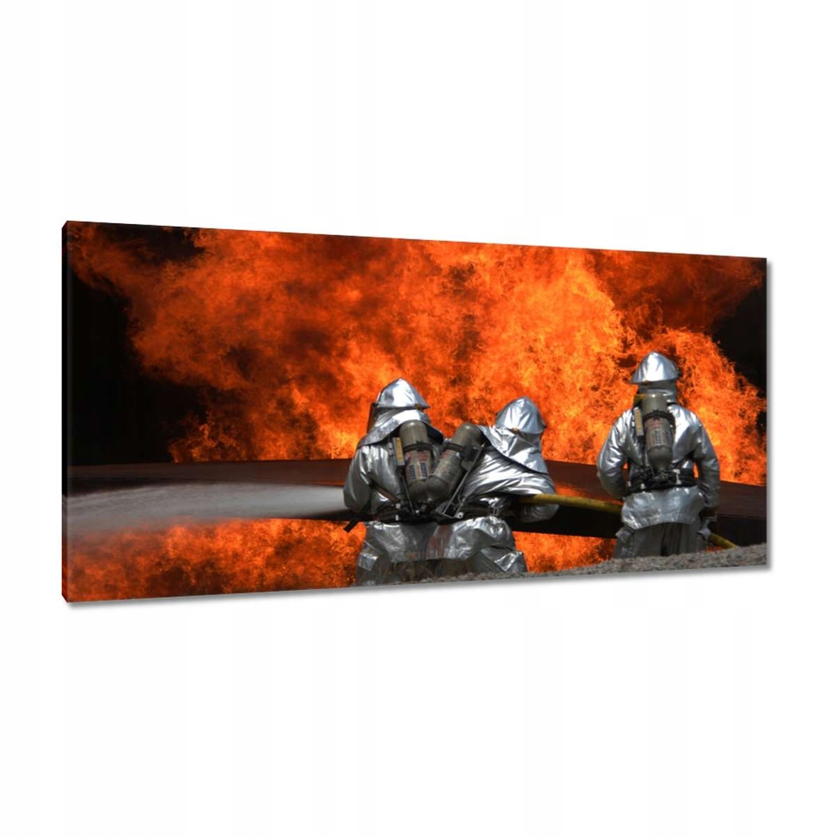 Obrazy 115x55 Hasiči v akci