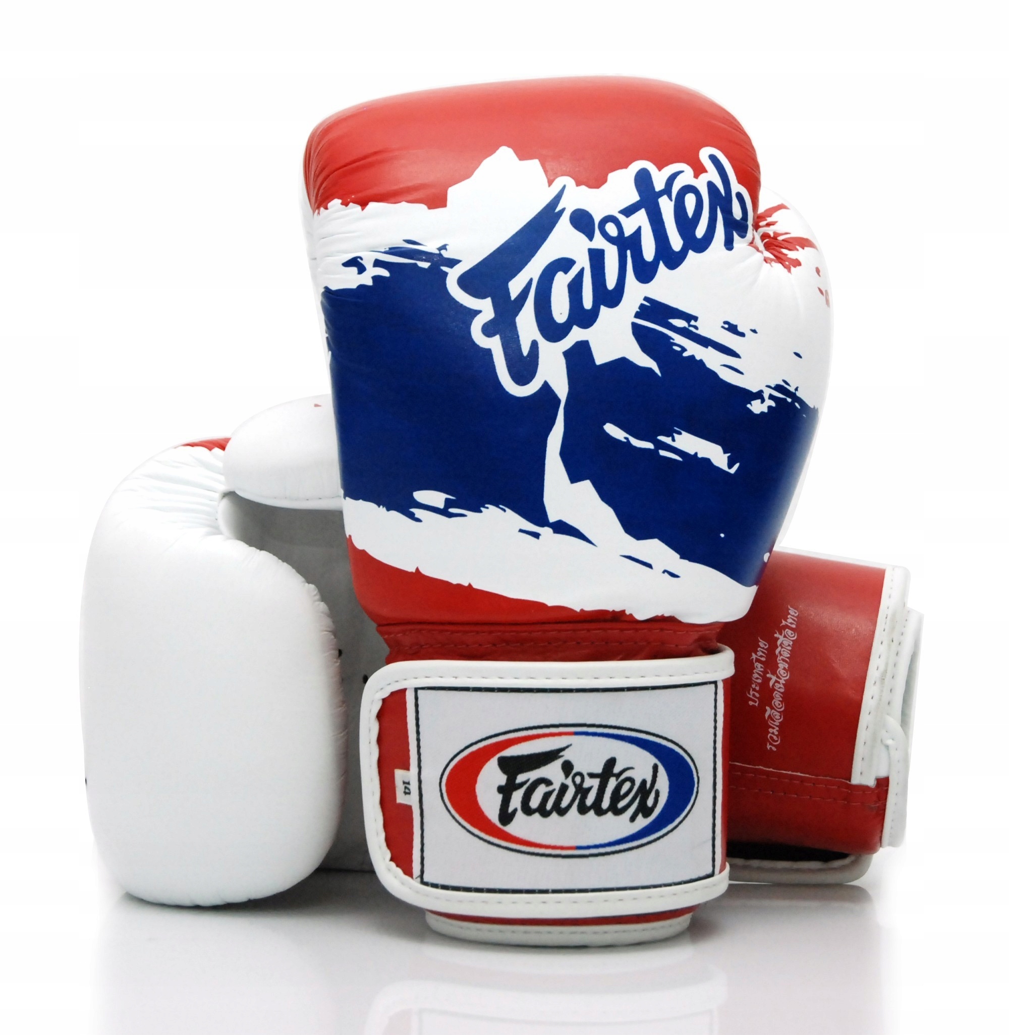 Fairtex Boxerské rukavice z přírodní kůže BGV1 Thai Pride 10oz