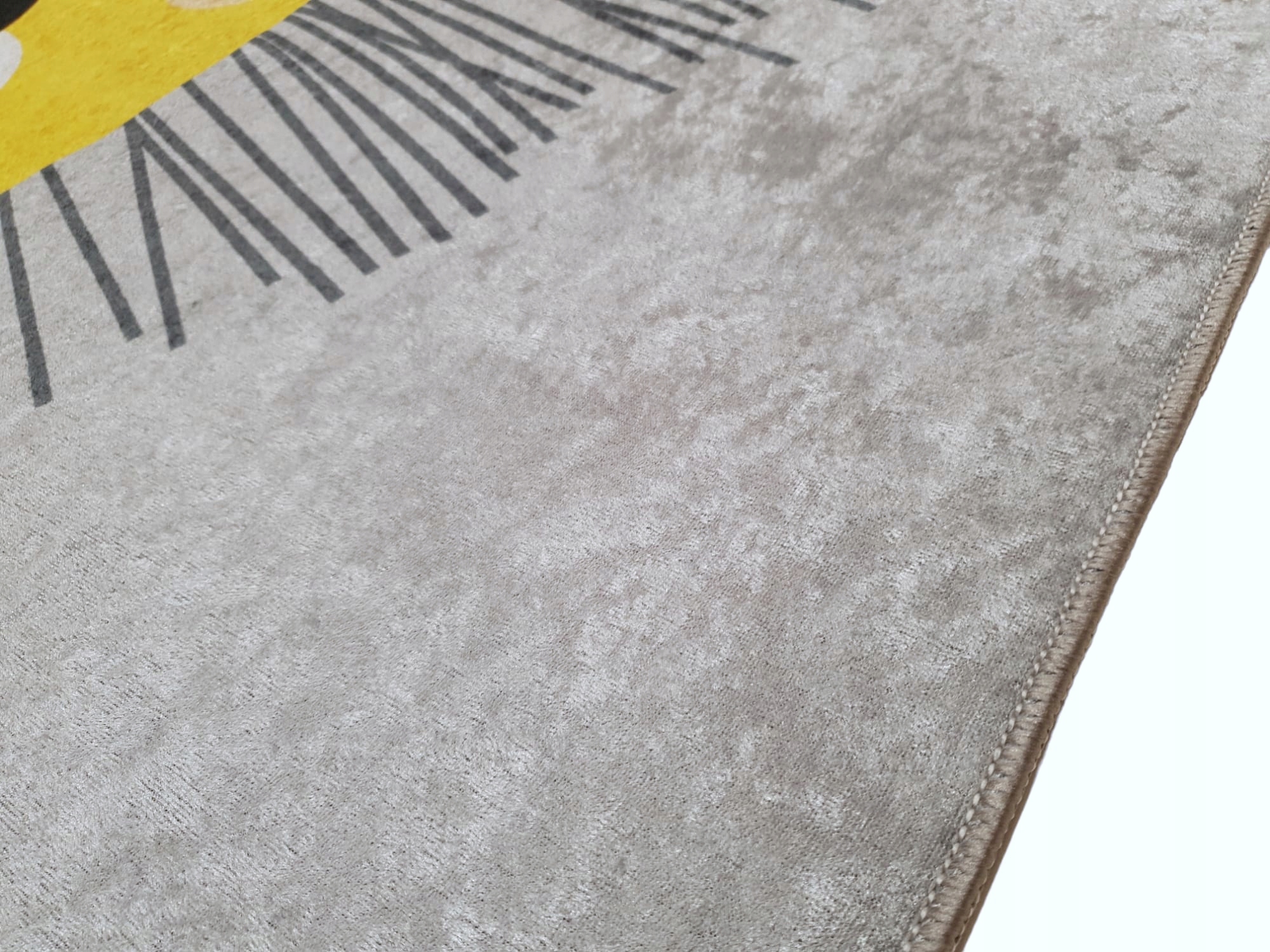 Dywan DIGITAL EMMA lew lion szary z żółym 140x200 EAN (GTIN) 7296449569892