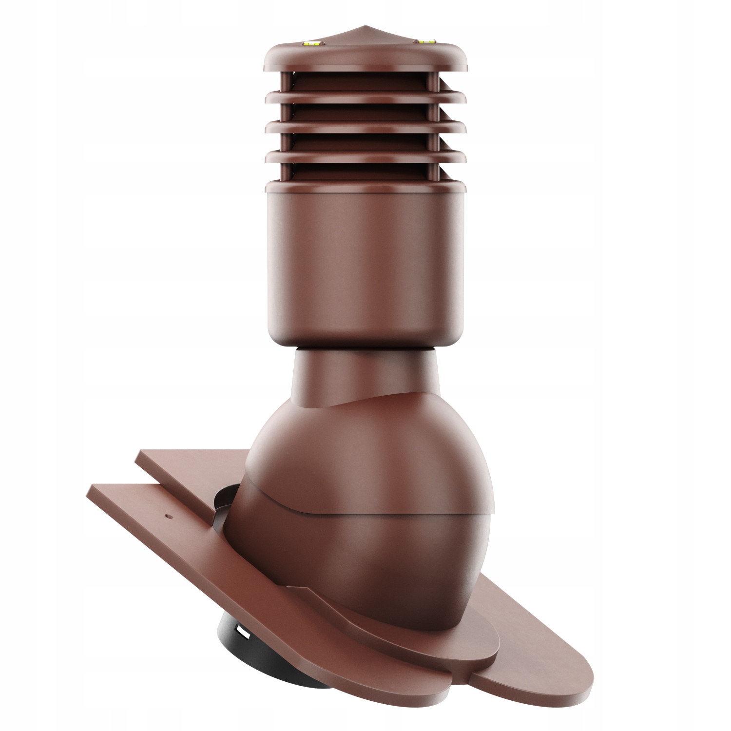 větrací komín Izolovaný Smart fi125 kaprařina s krajkou Bronzová