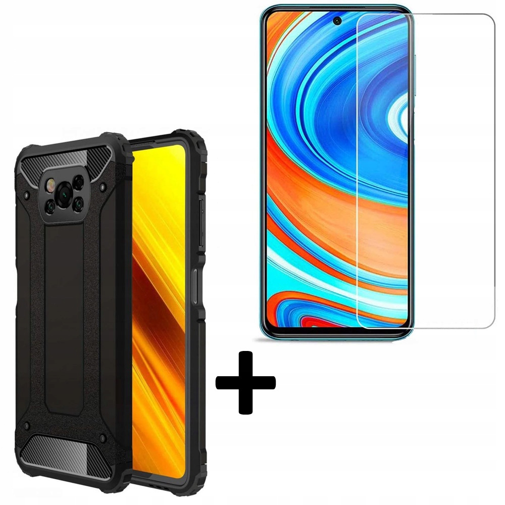 

Etui Hybrydowe Xarmor+ szkło do Xiaomi Poco X3 Nfc