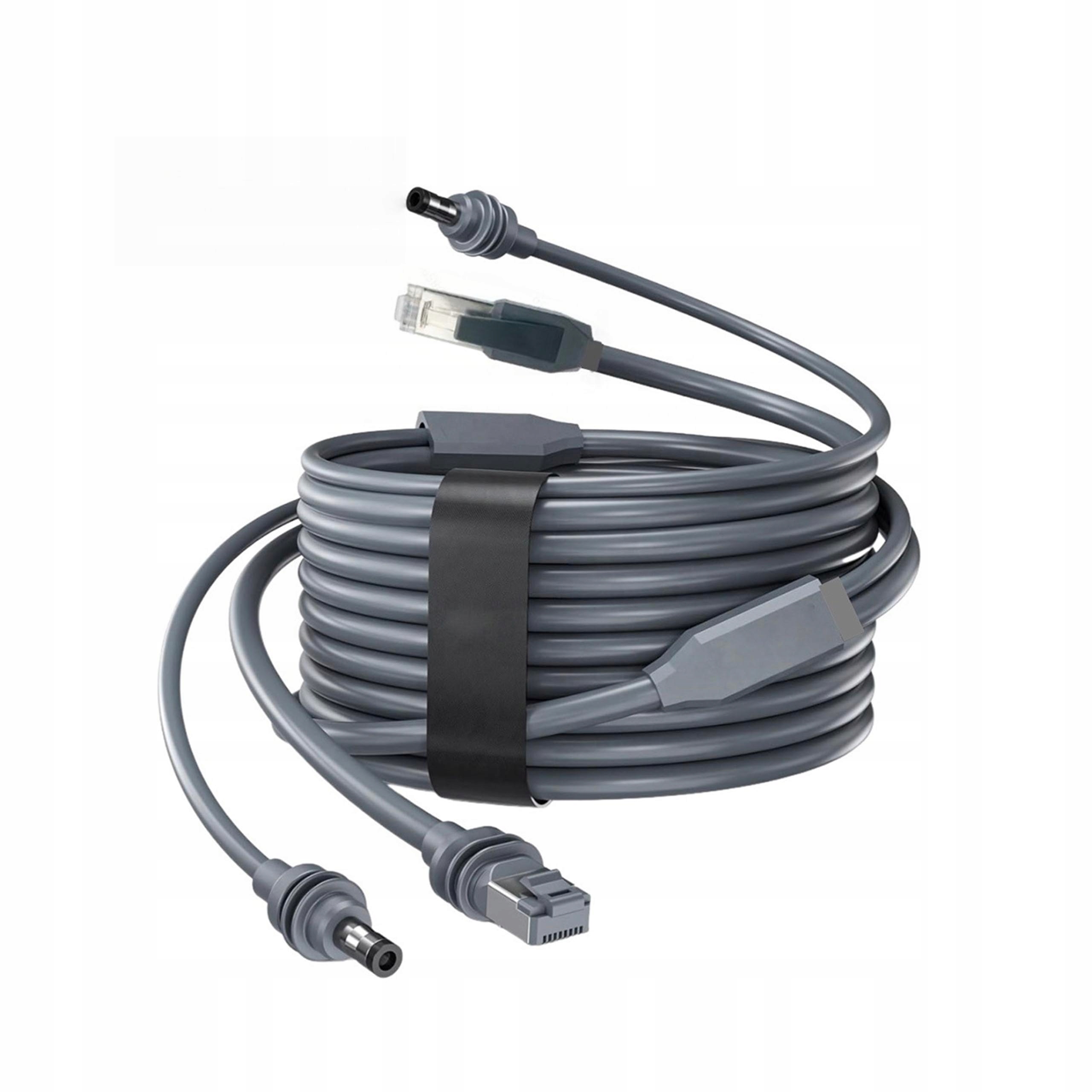 Kabel Ethernet + zasilanie DC 2w1 do Starlink Mini – 5 metrów