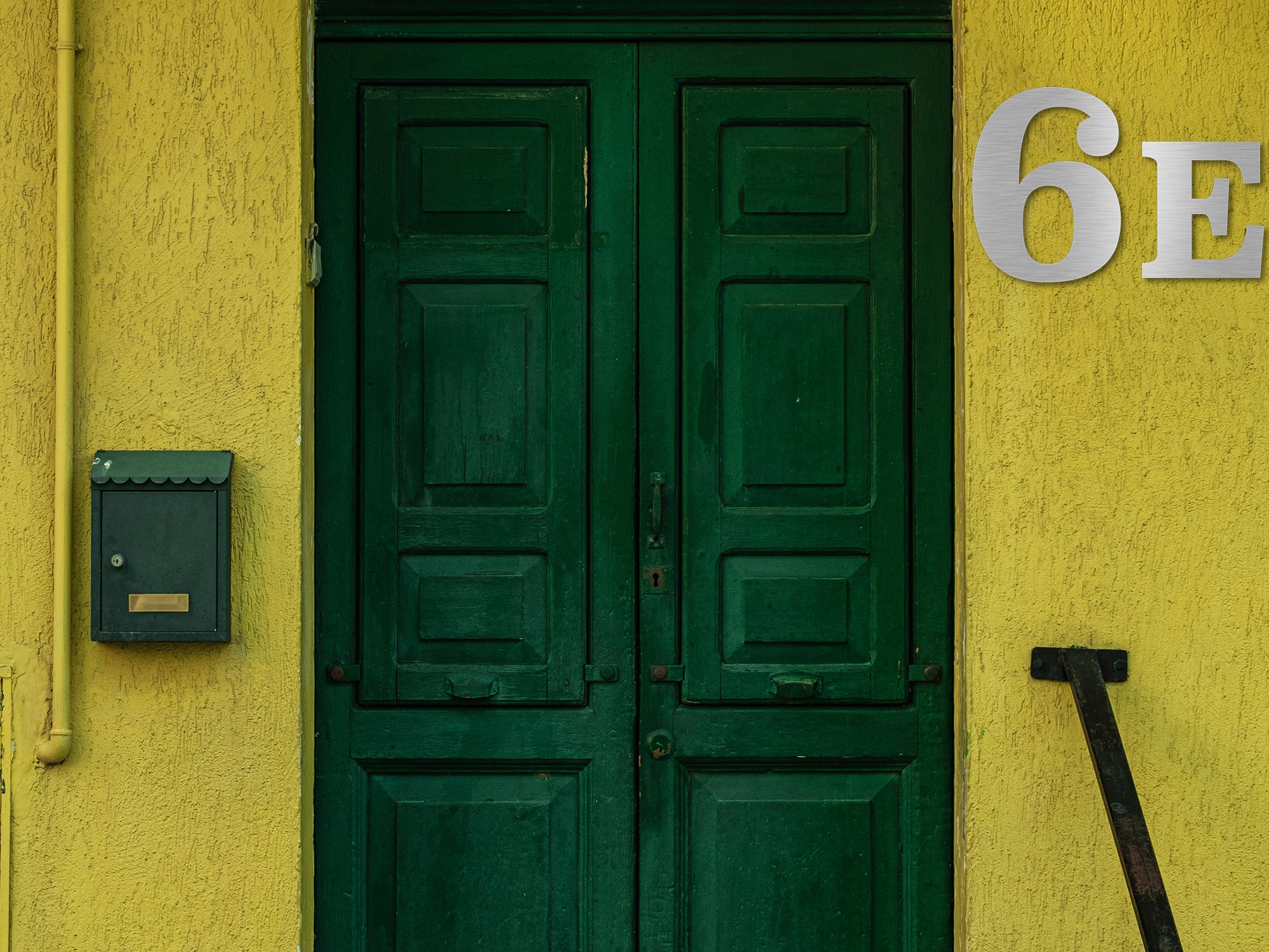 cyfry dom numer domu 50cm alu 3d Materiał aluminium