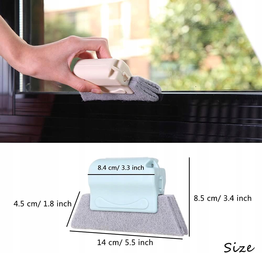 Houbička na čištění mezer okenních dveří 6 Ks