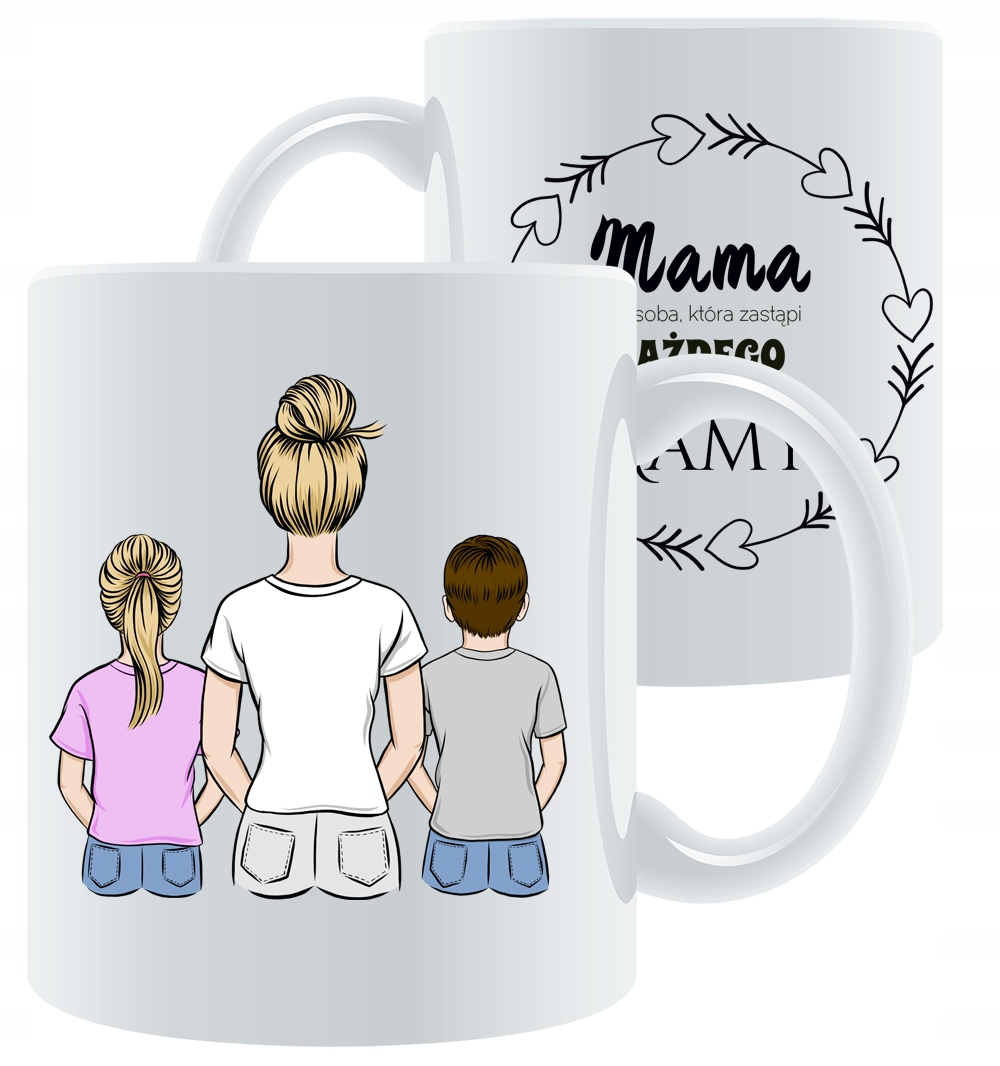 

Kubek Z Nadrukiem Dla Mamy Taty