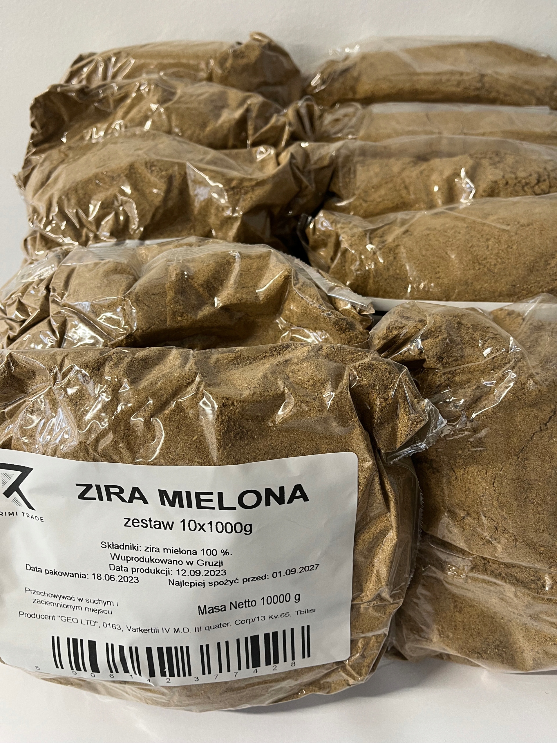 Levně Zira Mletá sada 10 x 1000 g výrobce Gruzie