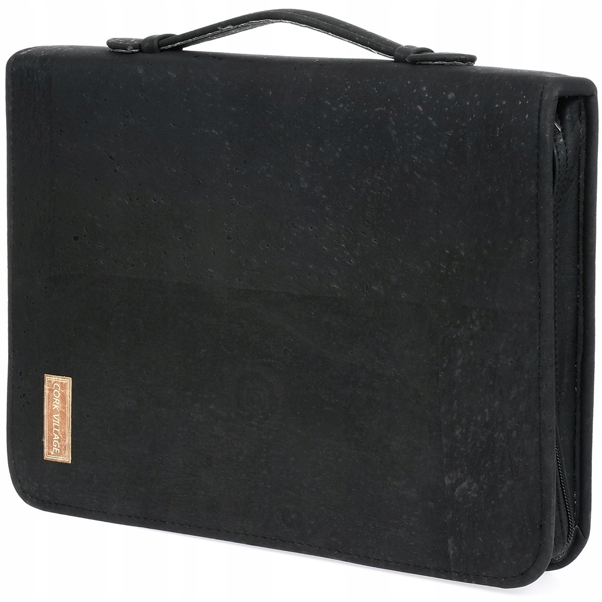 Biwuar luxusní neseser aktovka veganský organizér černý z korku C