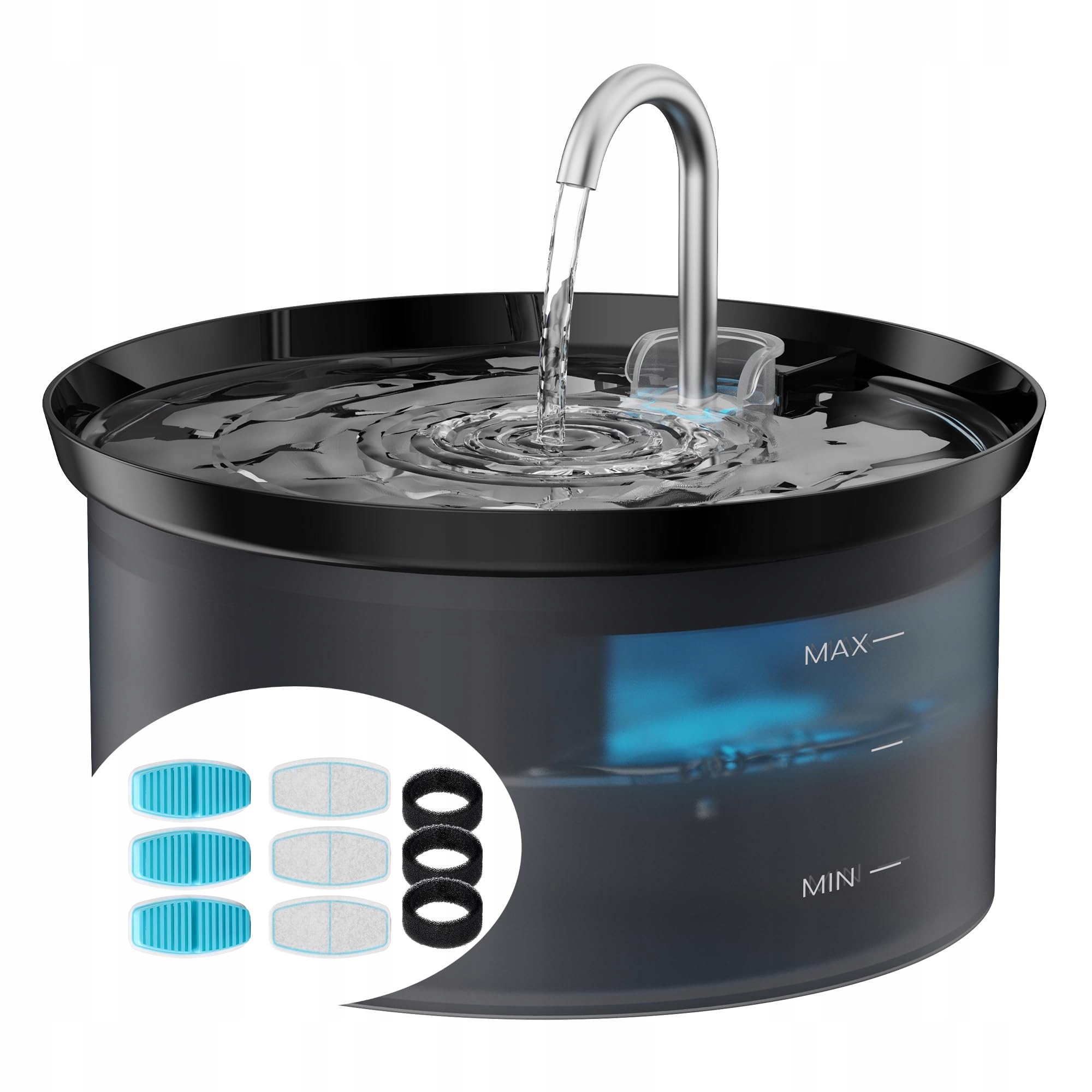 Levně Napáječka s fontánou Bmdsae plast 250 ml