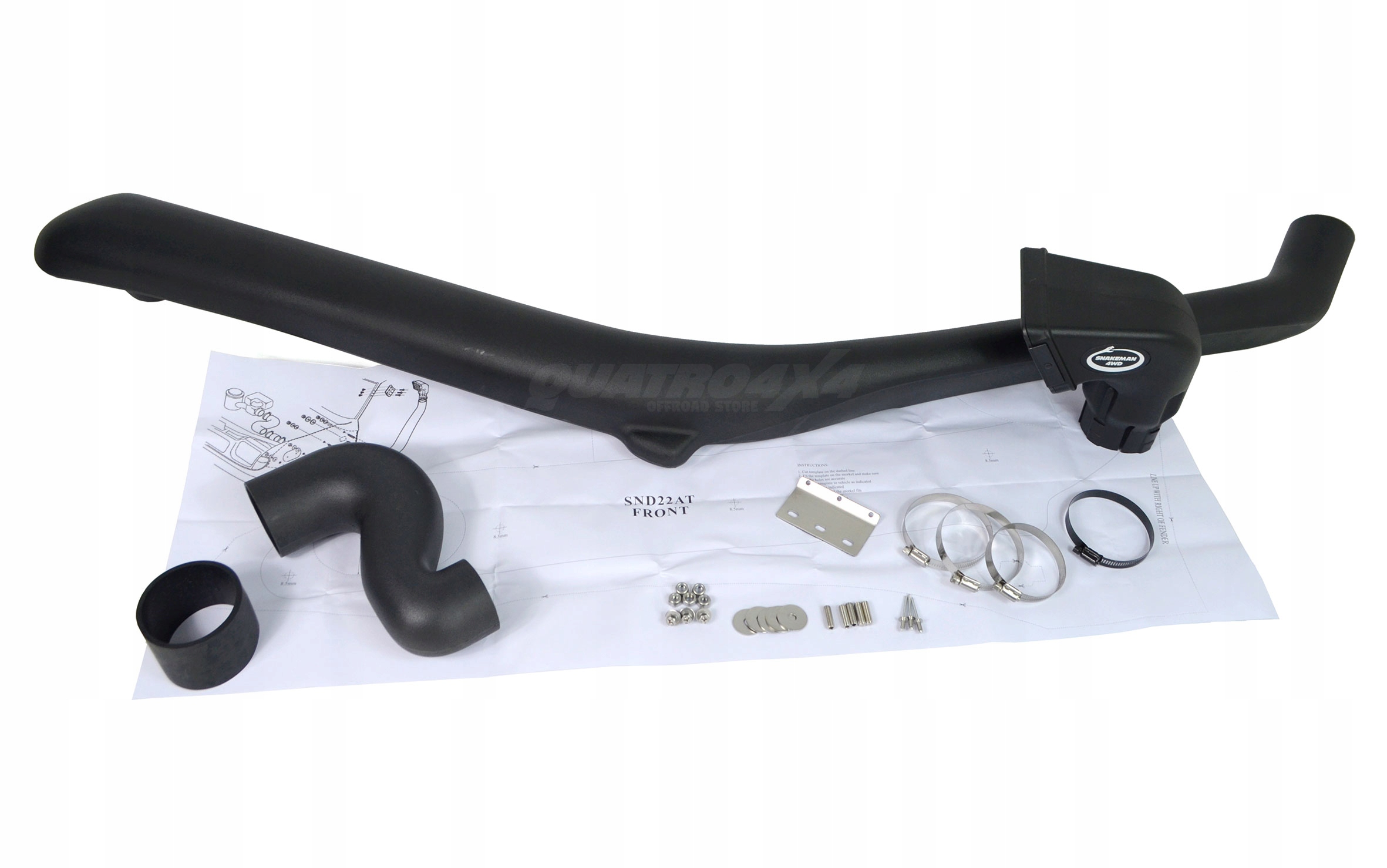 Ford Maverick Nissan Frontier (1997-2006) dlhý Snorkel Lldpe Vstup Pow.