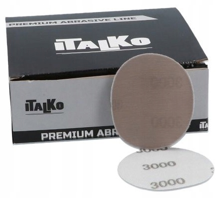 

5x Krążek Ścierny Rzep 75mm P3000 Krążki Pełne