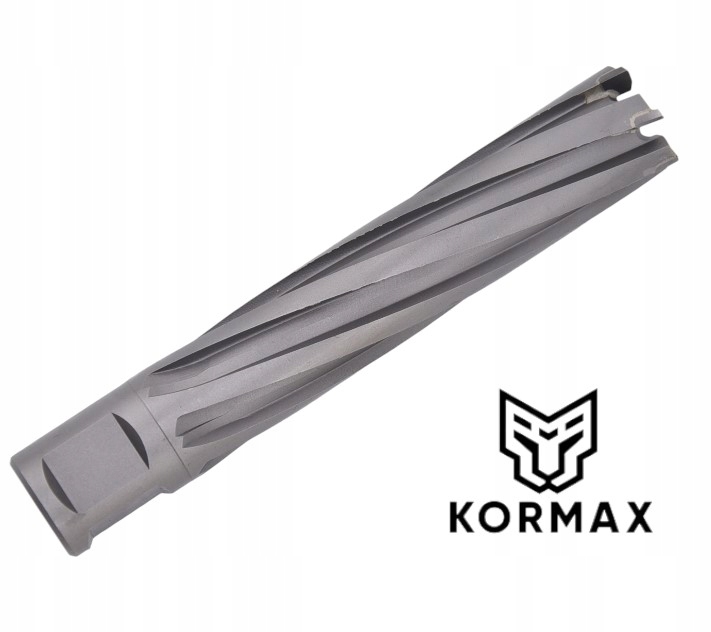 Trepanační fréza s karbidem 22 x 75 mm vrták 22 x 75 Weldon Kormax