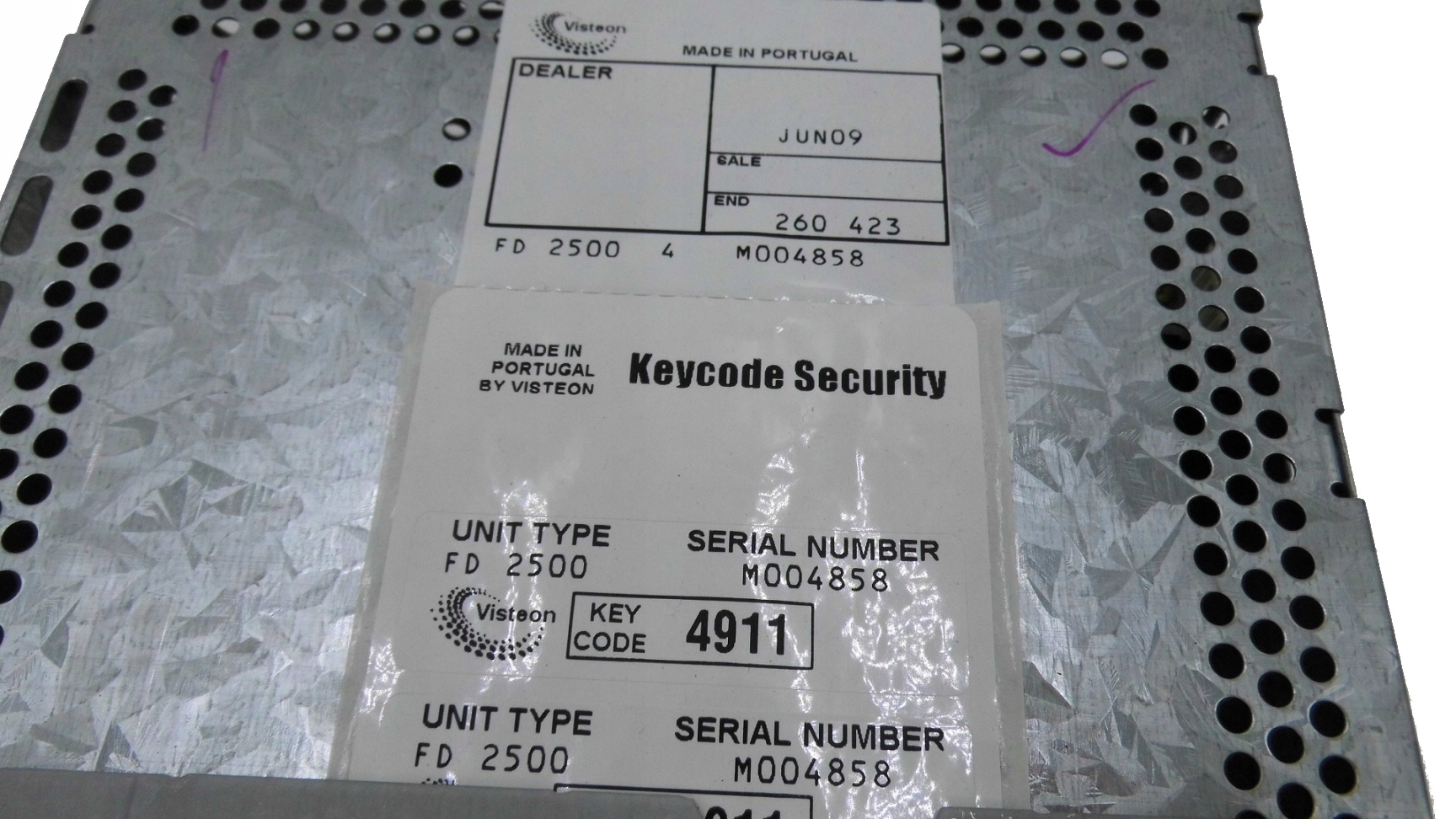 RADIOODBIORNIK FORD FIESTA Mk5 FUSION 2001 03 Part number 1325837